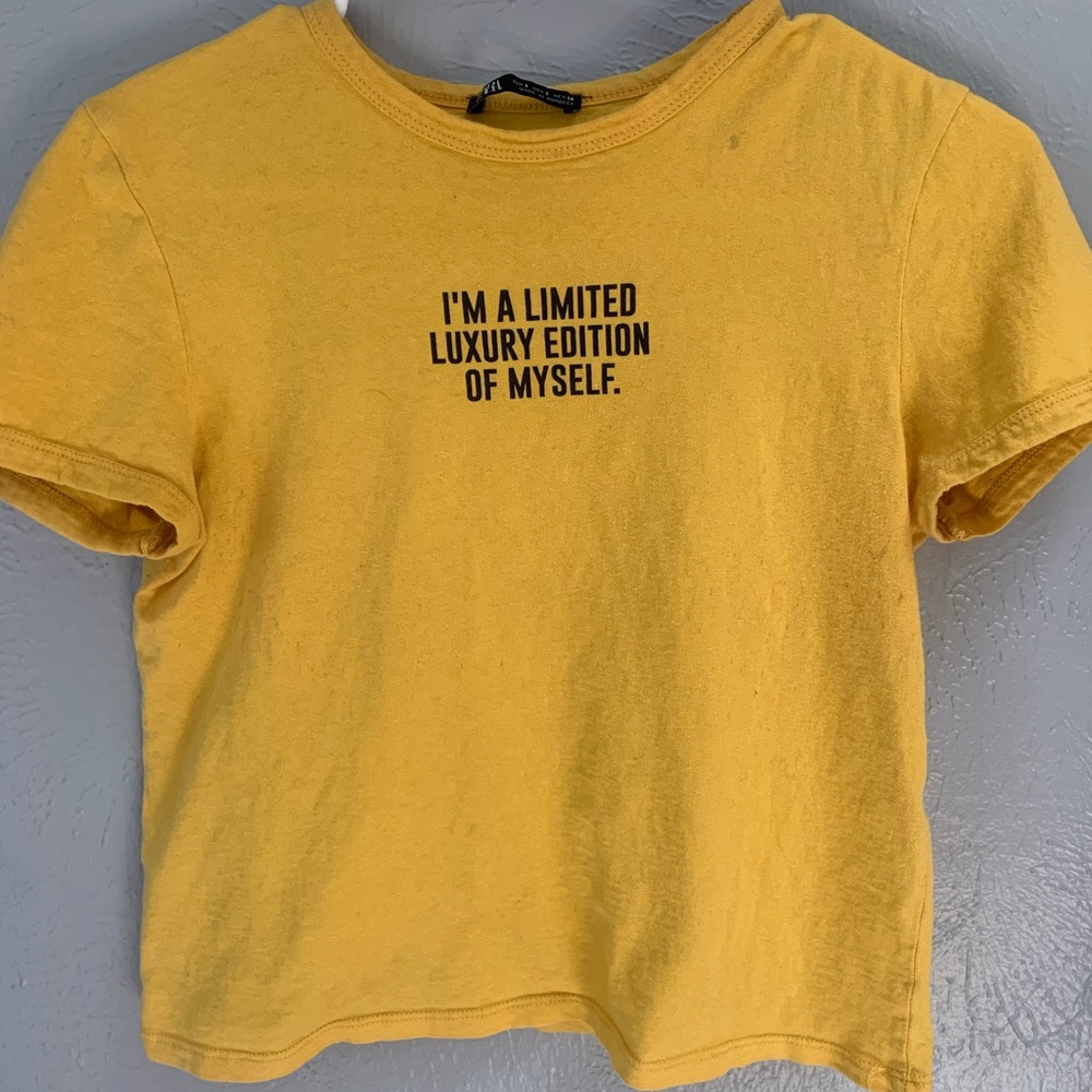 Zara Yellow Top